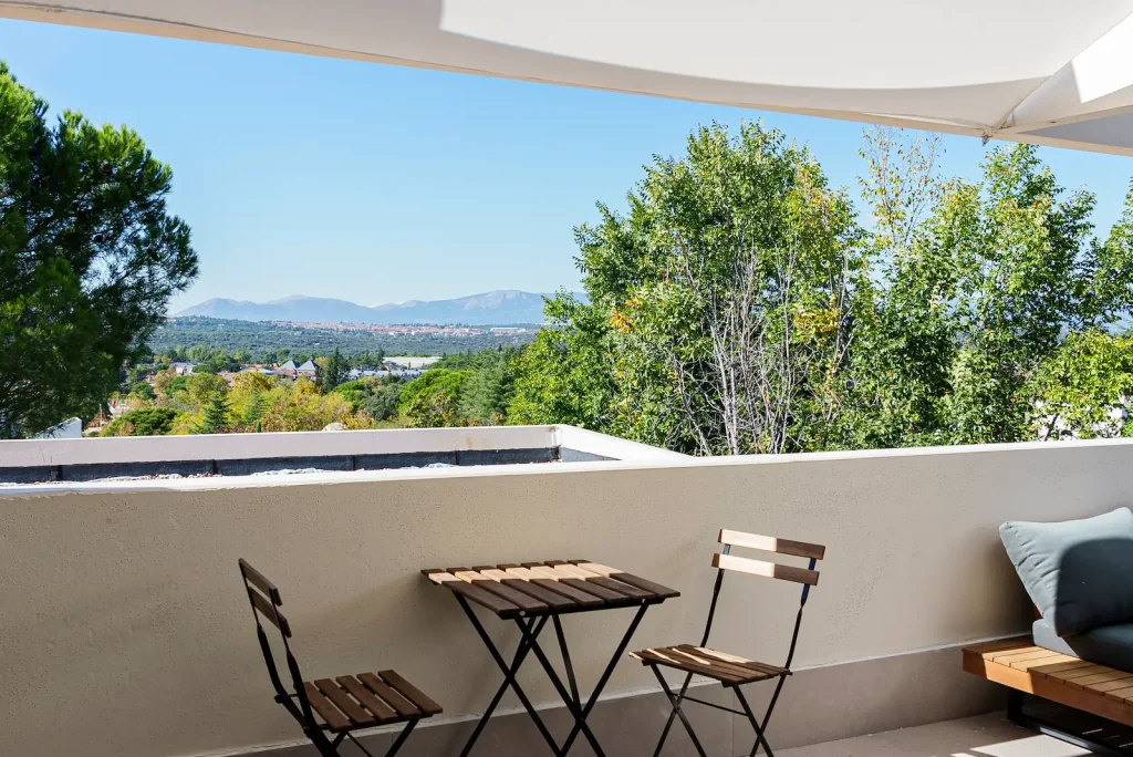 vistas terraza piso torrelodones