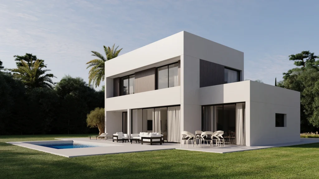 modelo casa prefabricada de hormigon milan 1