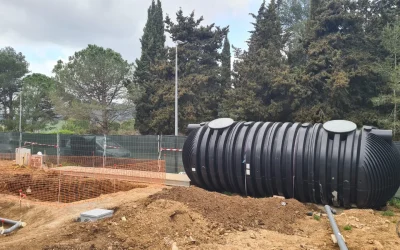 Incorporación de sistemas de recogida de agua de lluvia en casas prefabricadas de hormigón
